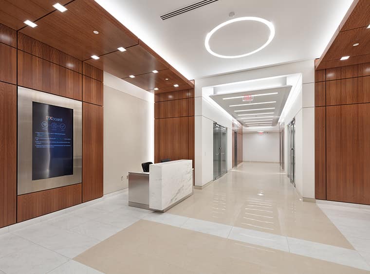The Medical Pavilion at National Harbor Building Features Lobby Full View